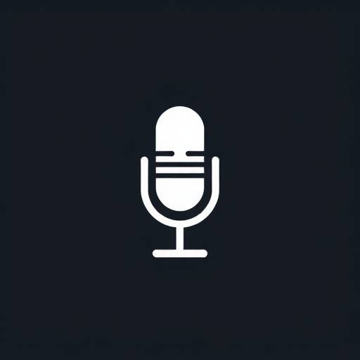 Logotipo da Escola de Dic√§√£o Voz Clara: Um microfone estilizado.