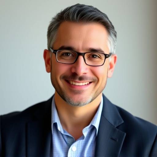 Retrato de Marcelo Silva, especialista em comunica√§√£o empresarial e storytelling.